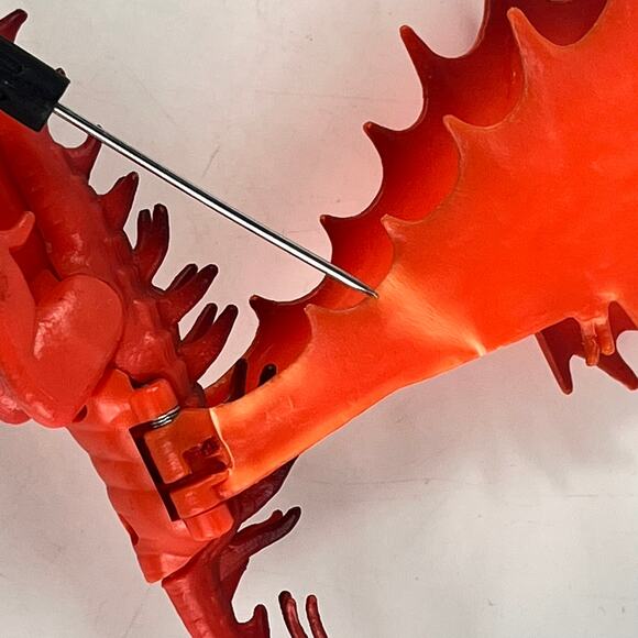 How To Train Your Dragon Red Hookfang Toy Sword Staff 21" DreamWorks Flame Wing - Picture 12 of 13